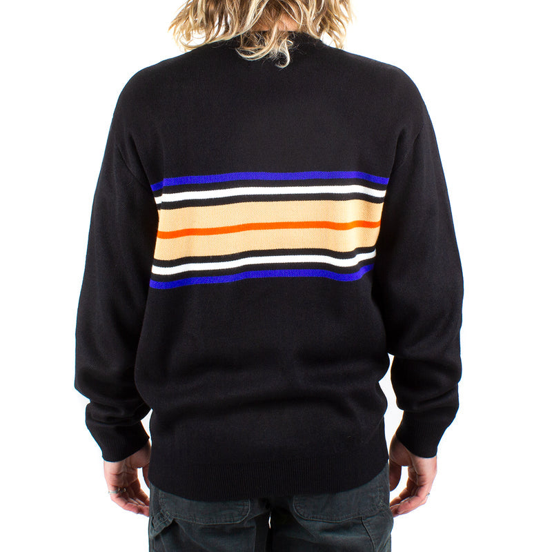 Butter Goods Stripe Knit Sweater Color : Black