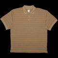 Polar | Stripe Polo Shirt Color : Camel