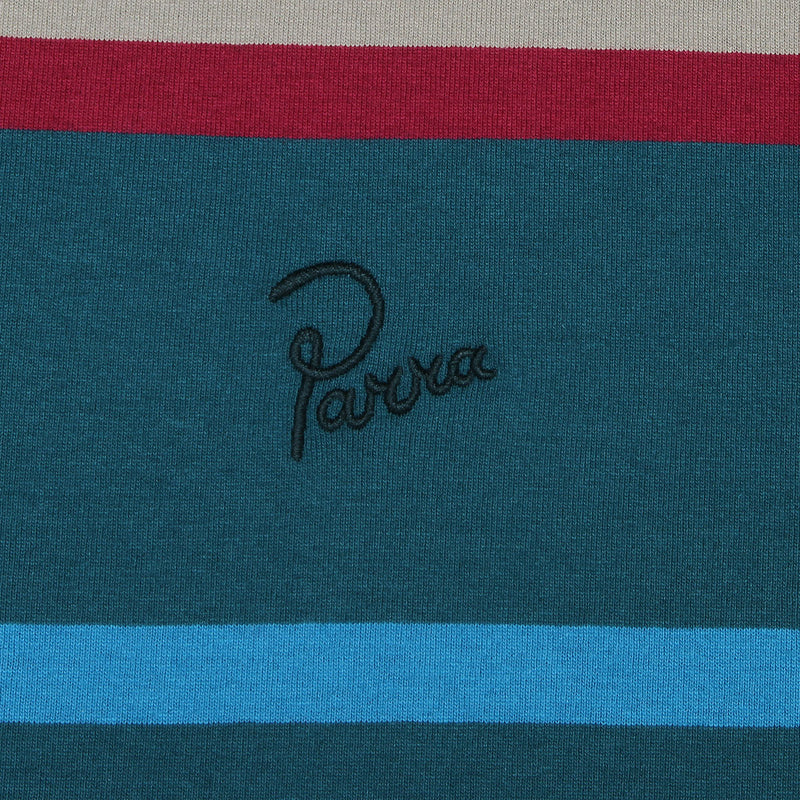 by Parra Stripeys T-Shirt Teal
