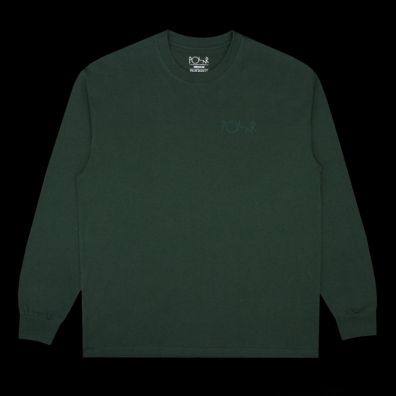 Polar Stroke Logo L/S T-Shirt - Dark Green