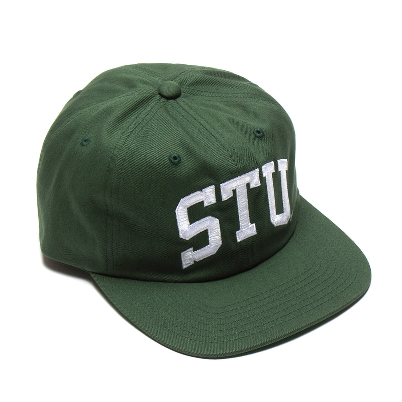 Stussy Stu Arch Strapback Cap Style # 1311066 Color : Forest
