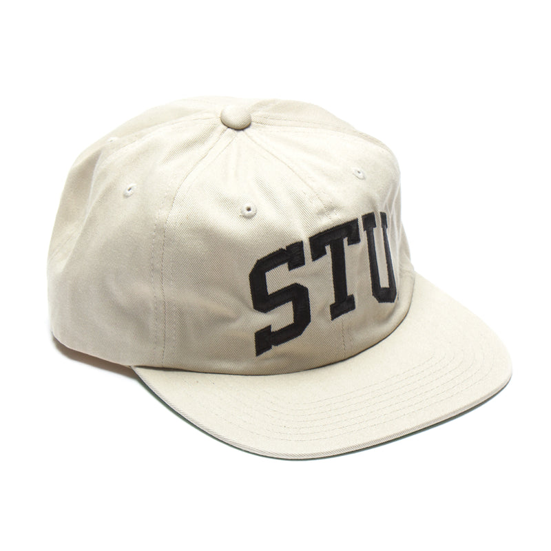 Stussy Stu Arch Strapback Cap Style # 1311066 Color : Off White