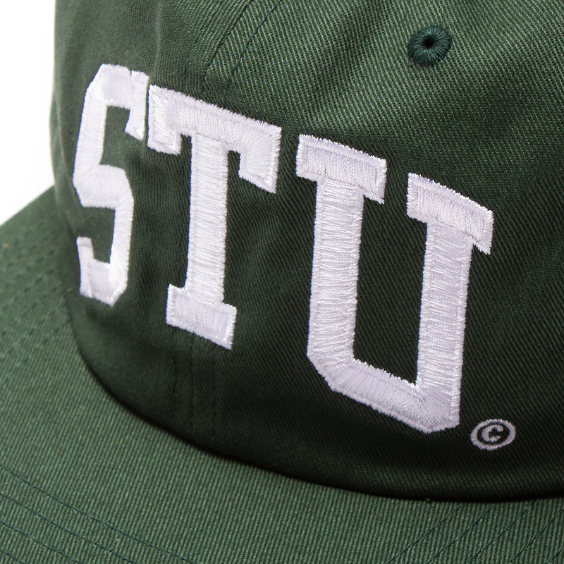 Stussy Stu Arch Strapback Cap Style # 1311066 Color : Forest