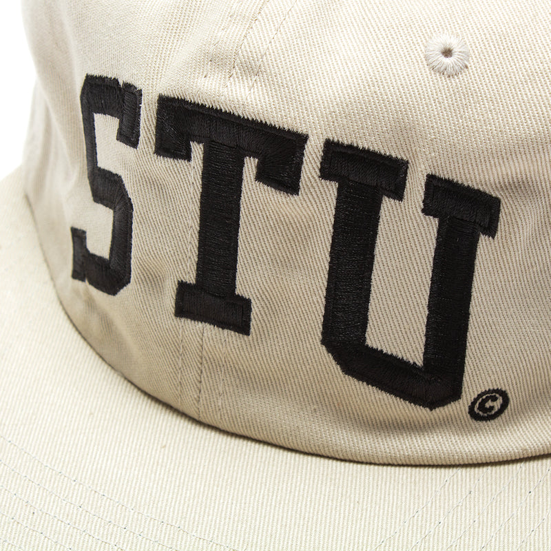 Stussy Stu Arch Strapback Cap Style # 1311066 Color : Off White
