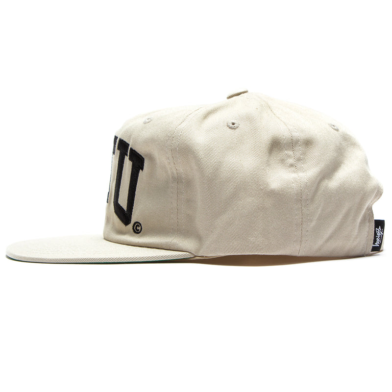 Stussy Stu Arch Strapback Cap Style # 1311066 Color : Off White