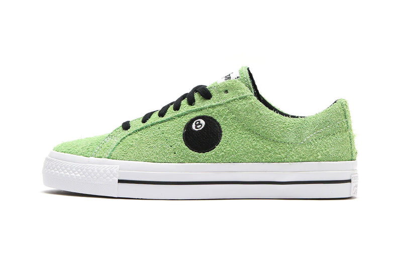Stussy x Converse One Star Pro "8-Ball" : Green Flash