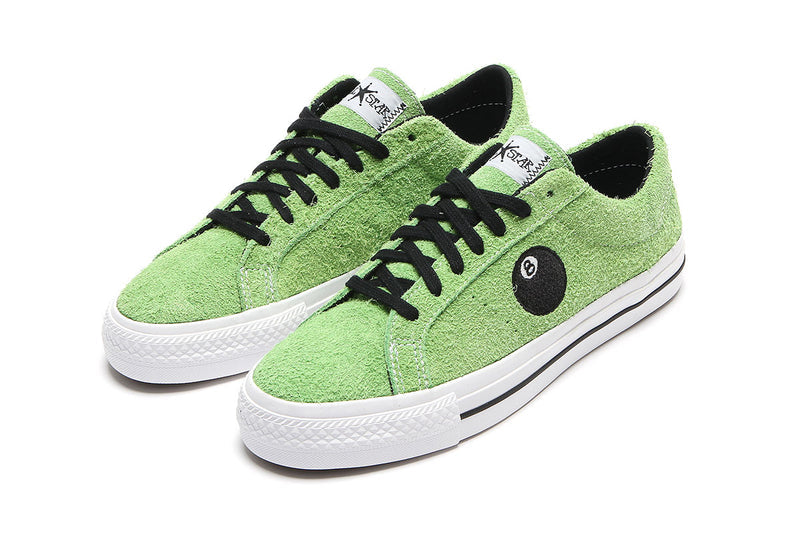 Stussy x Converse One Star Pro "8-Ball" : Green Flash