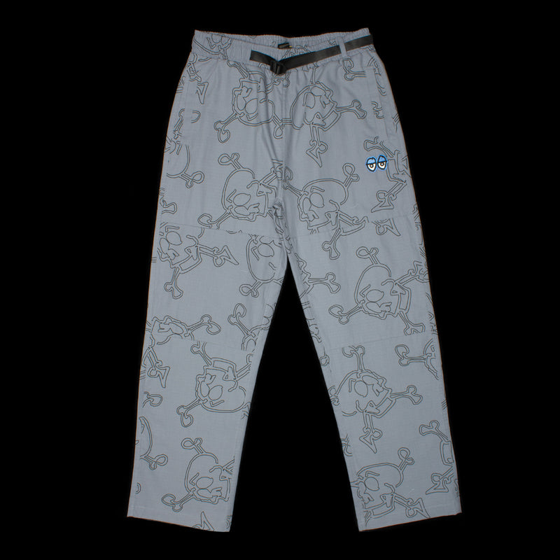 Krooked | Style Eyes Ripstop Double Knee Pants Color : Grey