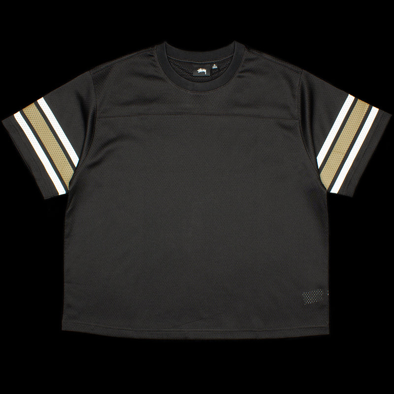 Stussy | Surfman Mesh Football Jersey Style # 1140332 Color : Black