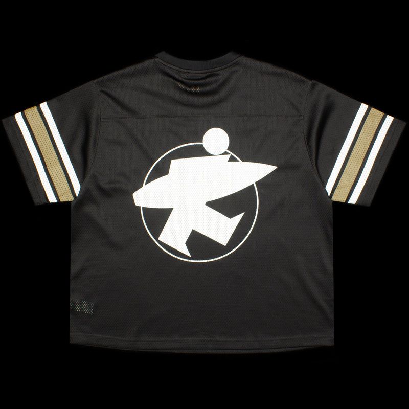 Stussy | Surfman Mesh Football Jersey Style # 1140332 Color : Black