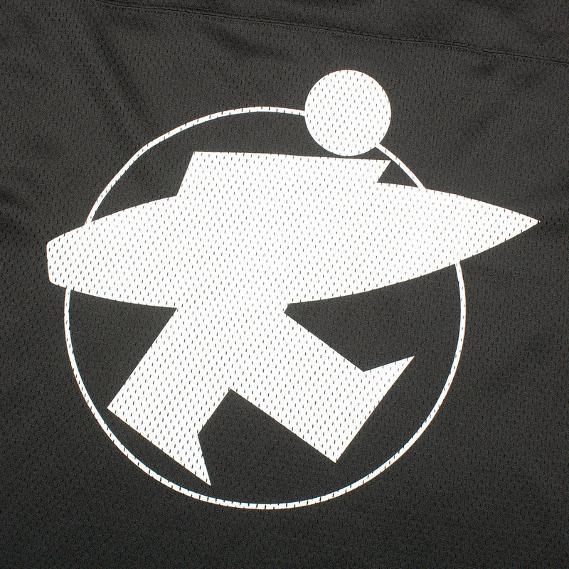 Stussy | Surfman Mesh Football Jersey Style # 1140332 Color : Black