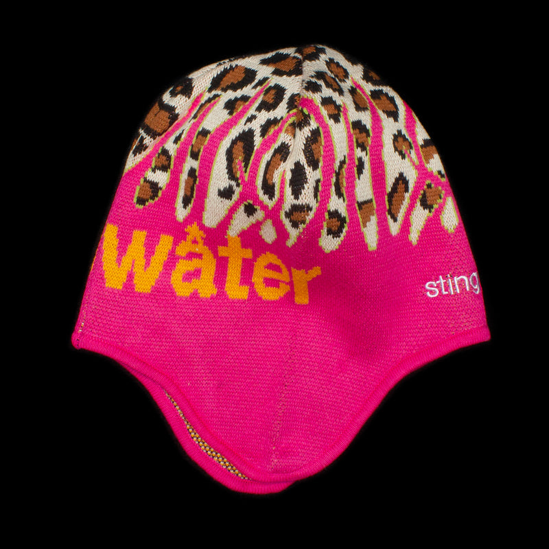 Stingwater | Tall Grass Flap Beanie Color : Cheetah