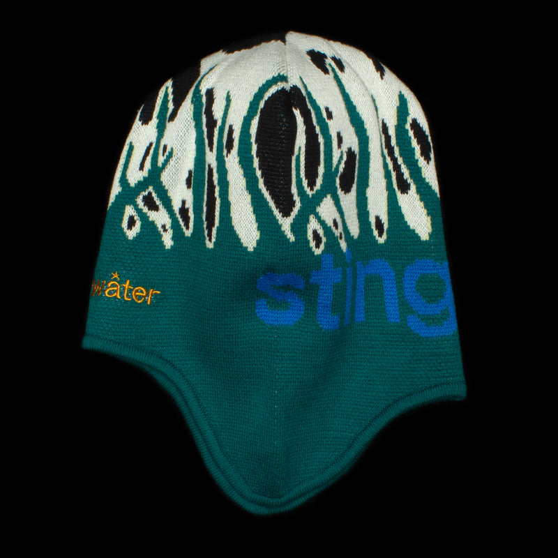 Stingwater | Tall Grass Flap Beanie Color : Cow