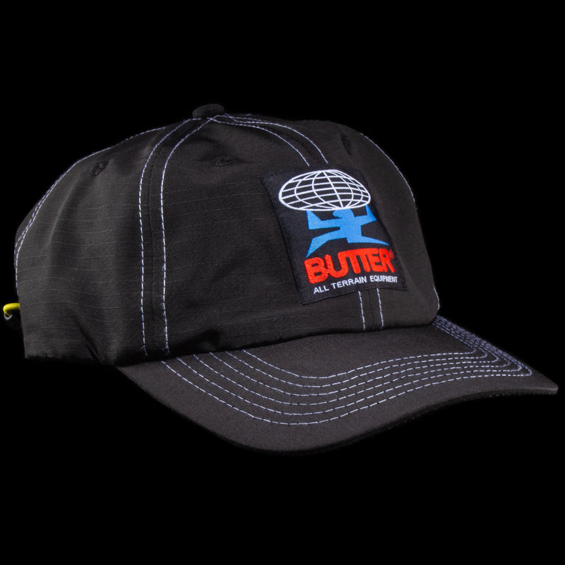 Butter Goods | Terrain 6 Panel Cap Color : Black