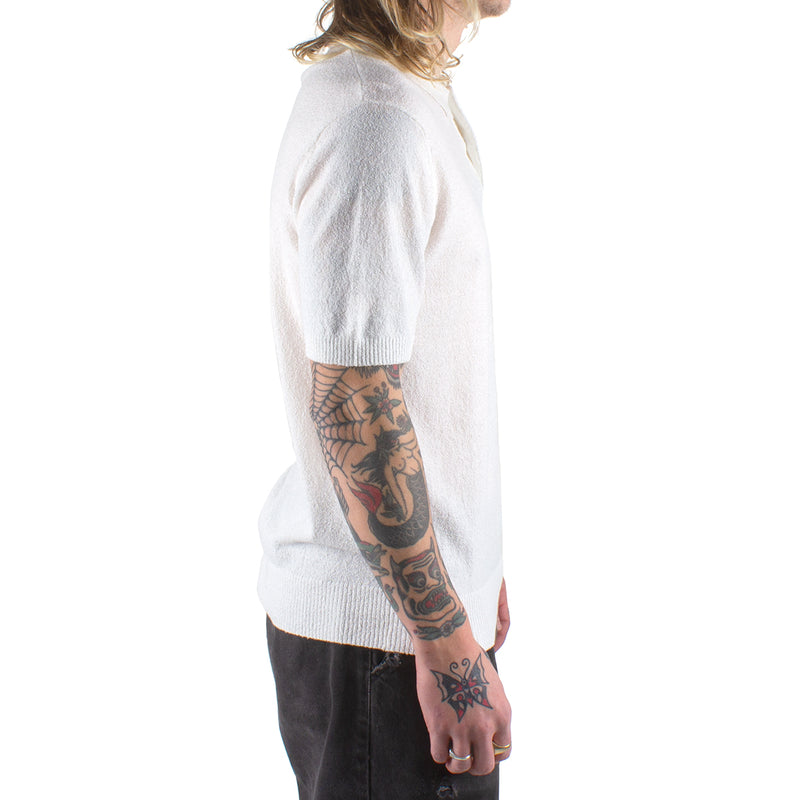 Stussy Textured S/S Polo Sweater Bone  Edit alt text