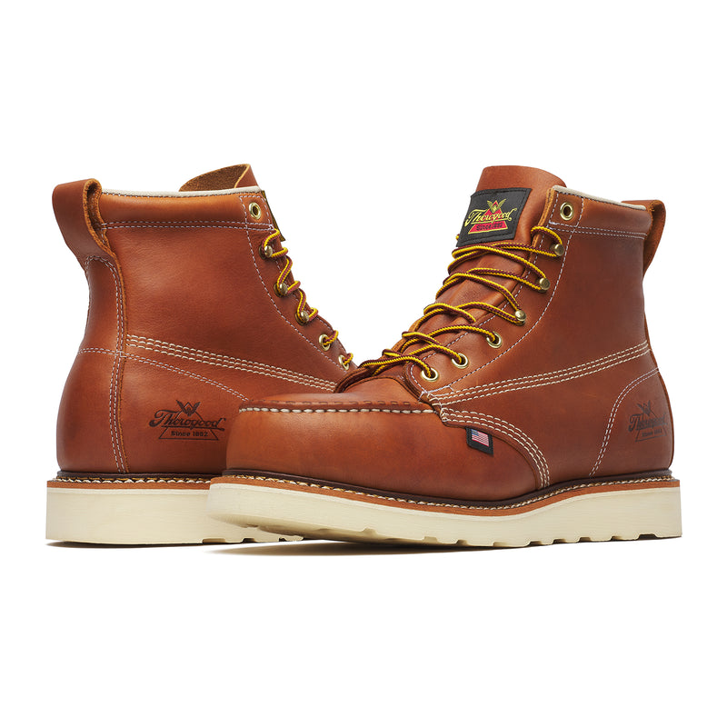 Thorogood American Heritage 6" Moc Toe Steel Toe Work Boot (Men) Boots - Work - 6 Inch - The Heel Shoe Fitters