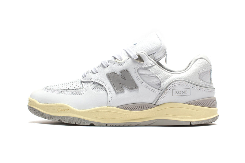 New Balance Numeric | Tiago Lemos 1010 x Rone Style # NM1010RO Color : White / Grey / Cream