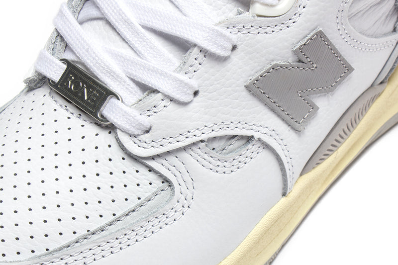 New Balance Numeric | Tiago Lemos 1010 x Rone Style # NM1010RO Color : White / Grey / Cream