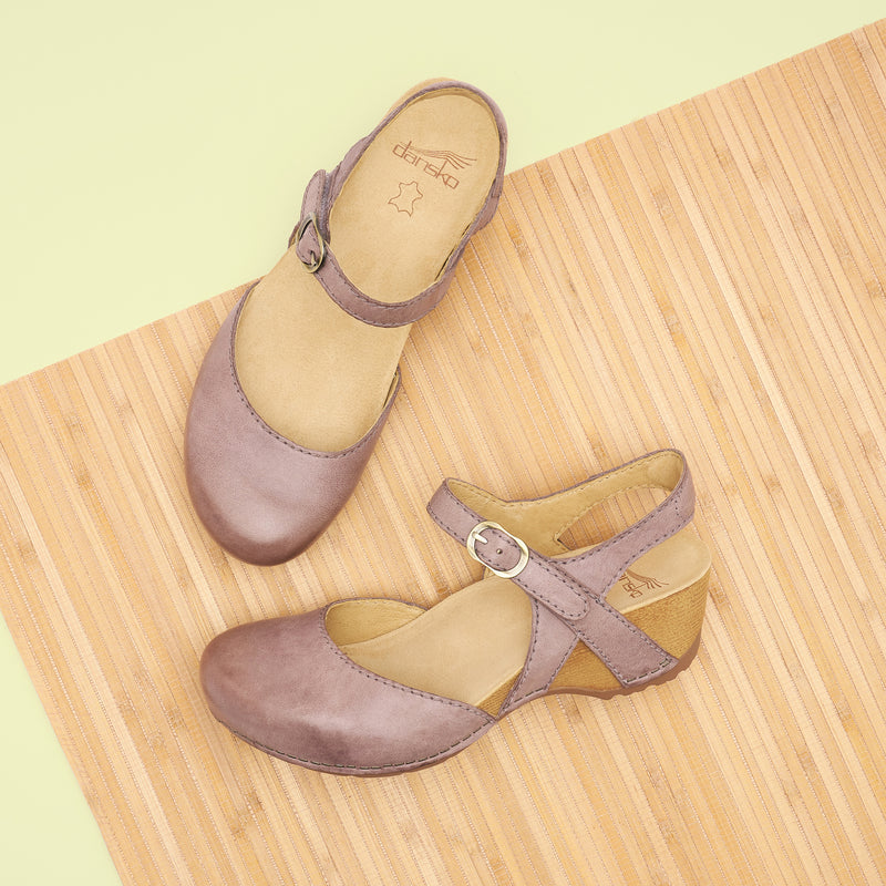 Tiffani Dusty Lilac Leather
