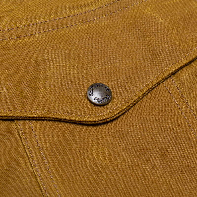 Filson Tin Cloth Work Jacket Dark Tan  Edit alt text