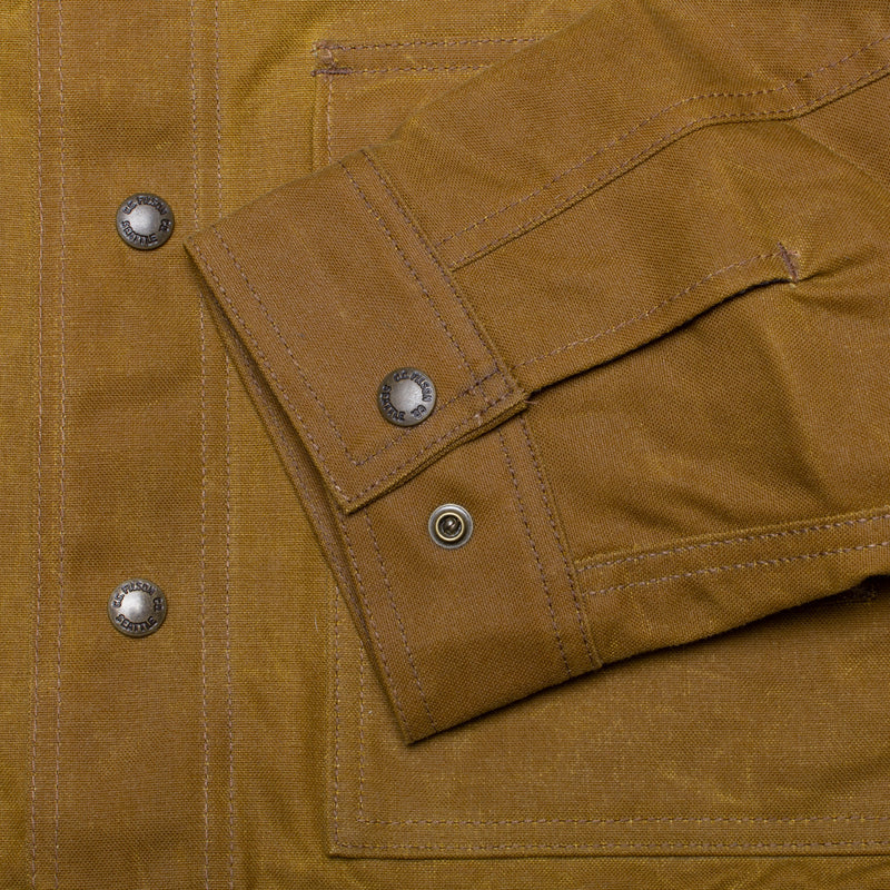 Filson Tin Cloth Work Jacket Dark Tan  Edit alt text