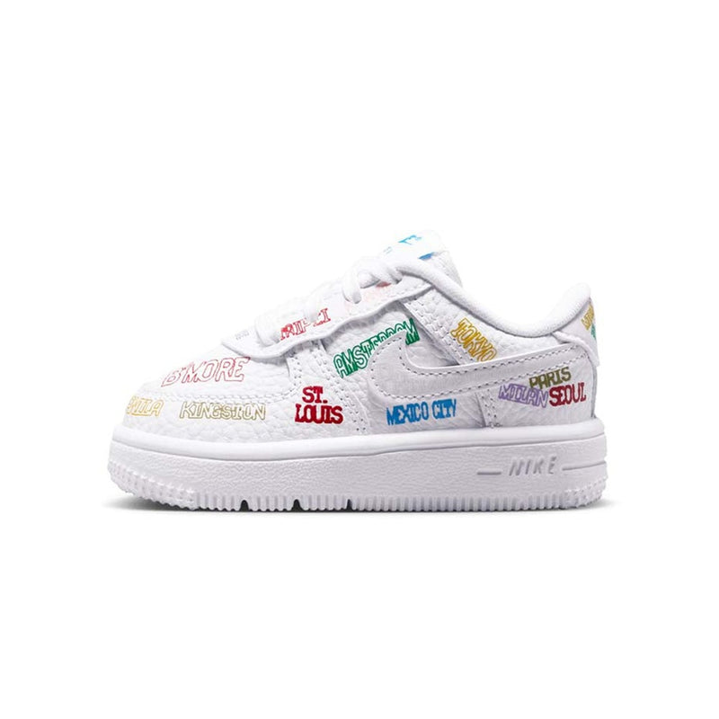 Toddler's Nike Air Force 1 Low Lace LV8 3 White/White (IO9738 100)