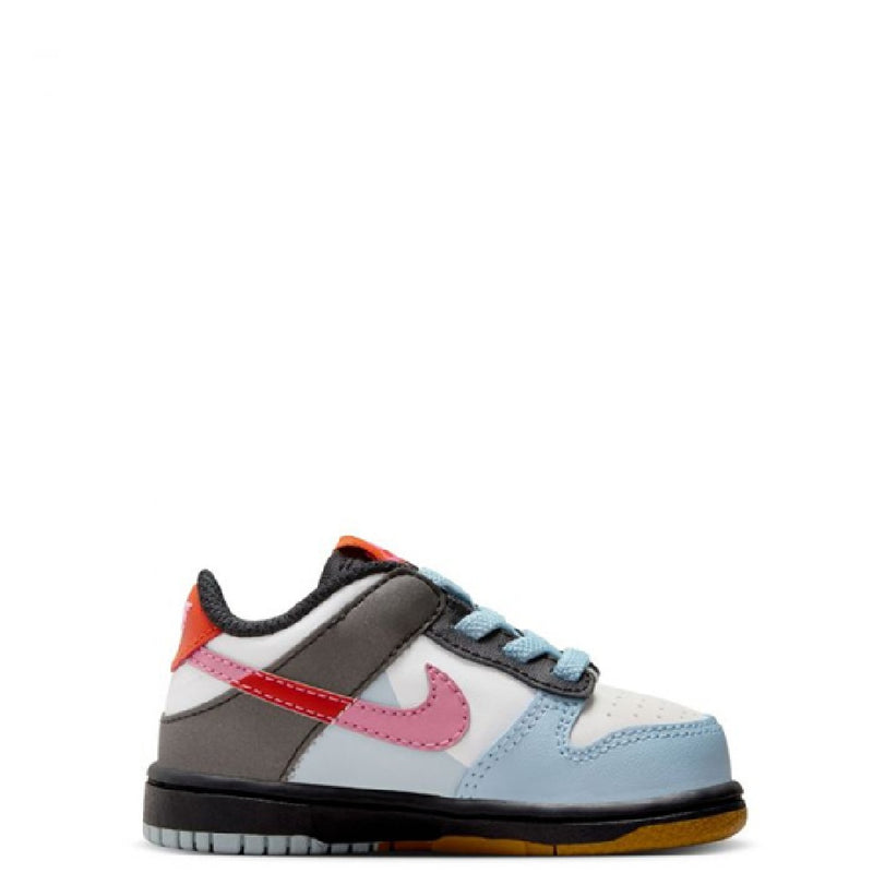 Toddler's Nike Dunk Low SE Summit White/LT Armory Blue (FN0029 100)