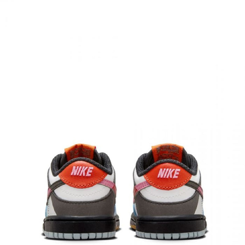 Toddler's Nike Dunk Low SE Summit White/LT Armory Blue (FN0029 100)