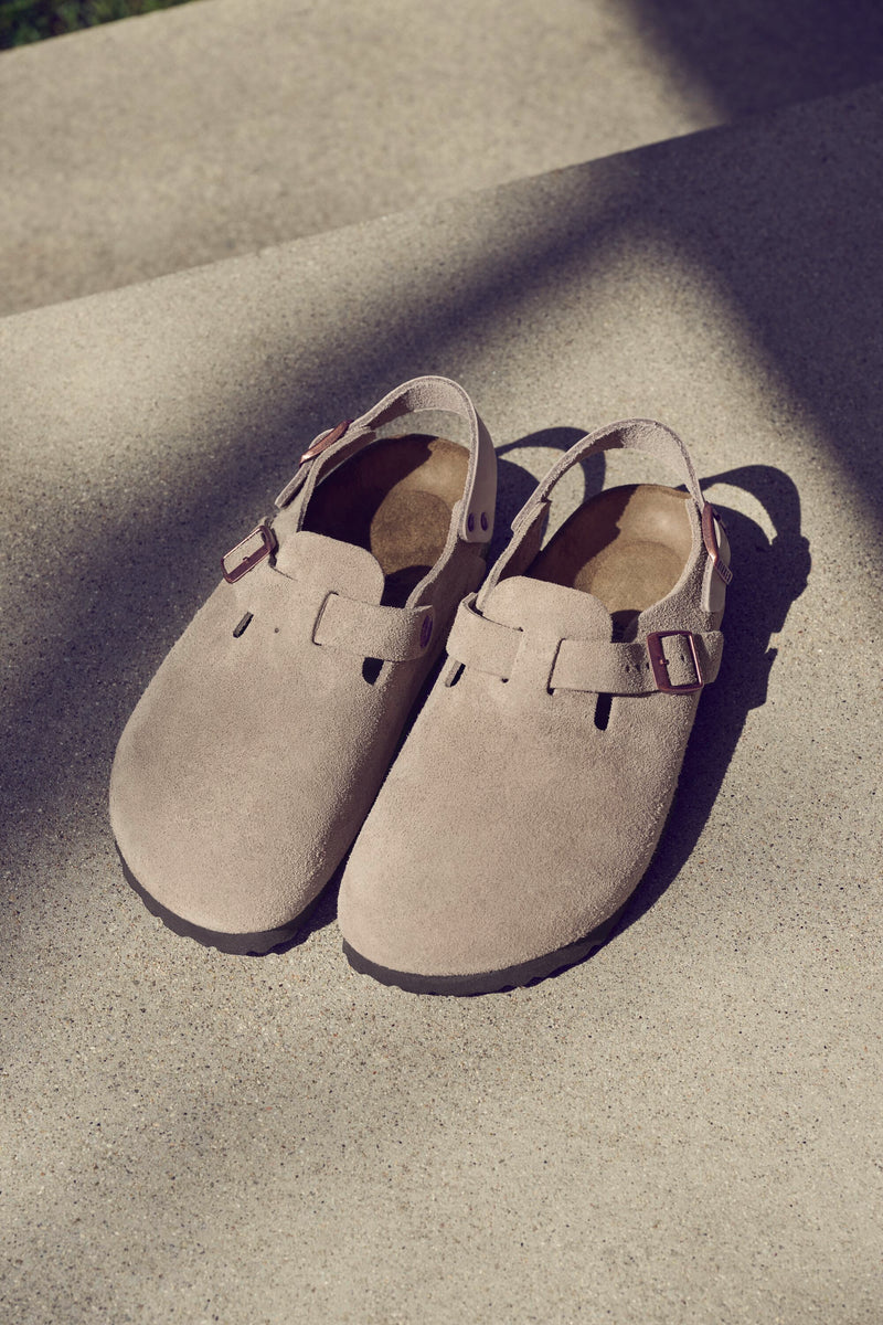 Tokio Women's Taupe Suede