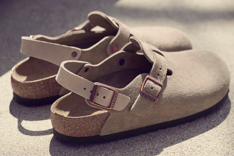 Tokio Women's Taupe Suede
