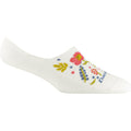 Women's Darn Tough Topless Garden Party No Show Light in White. Sku: 6072-WHITE