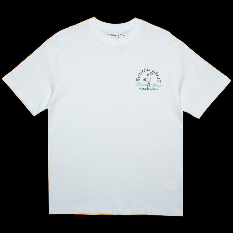 Butter Goods | Tropicalia T-Shirt Color : White