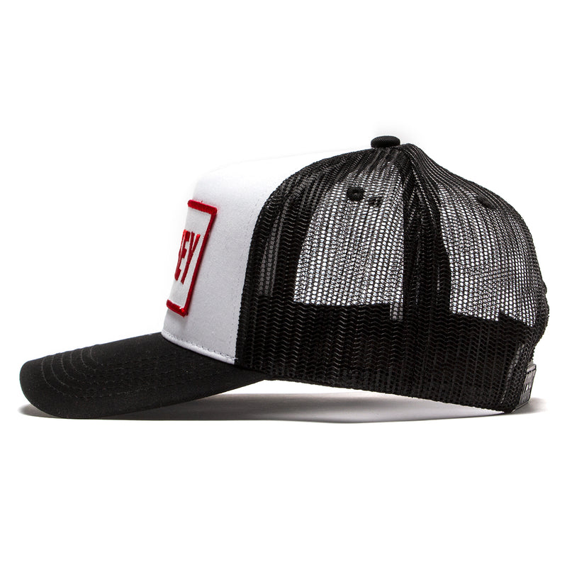 Hockey Truckstop Hat Color : Black / White