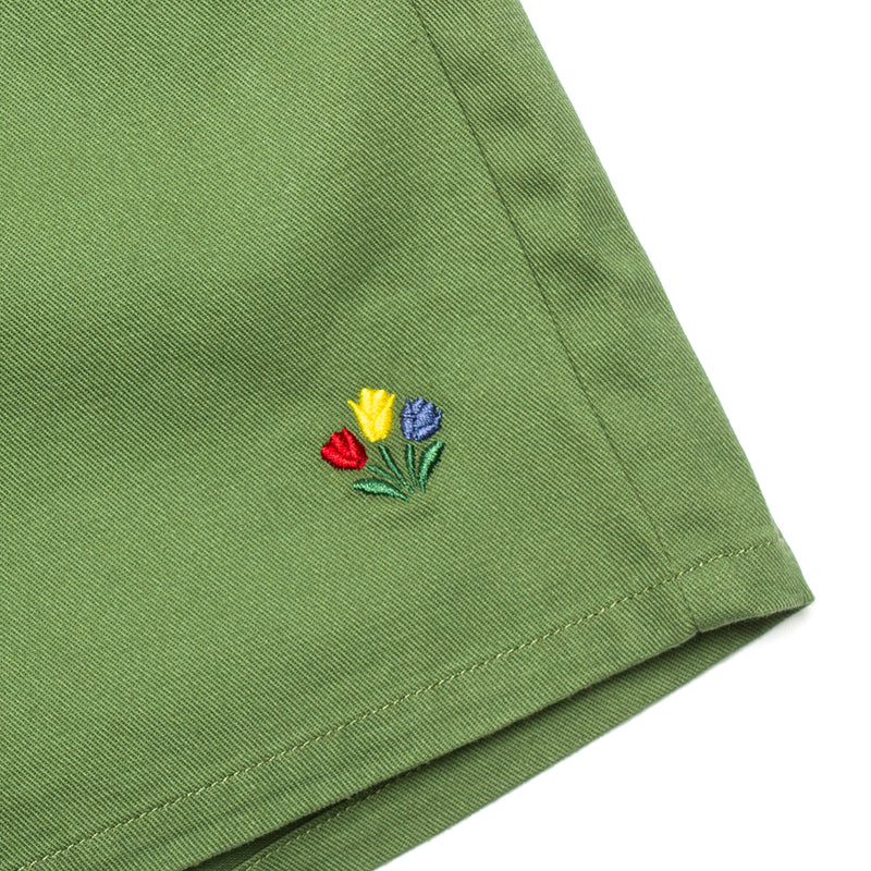 Noah Twill Shorts Color : Sage Green