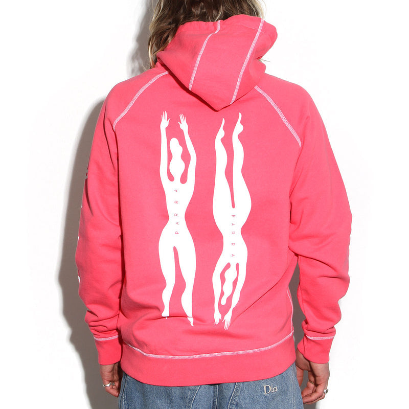 by Parra Under Pink Waters Hooded Sweatshirt Grape