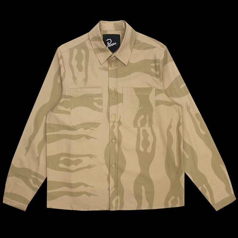 by Parra Under Polluted Water Shirt Khaki