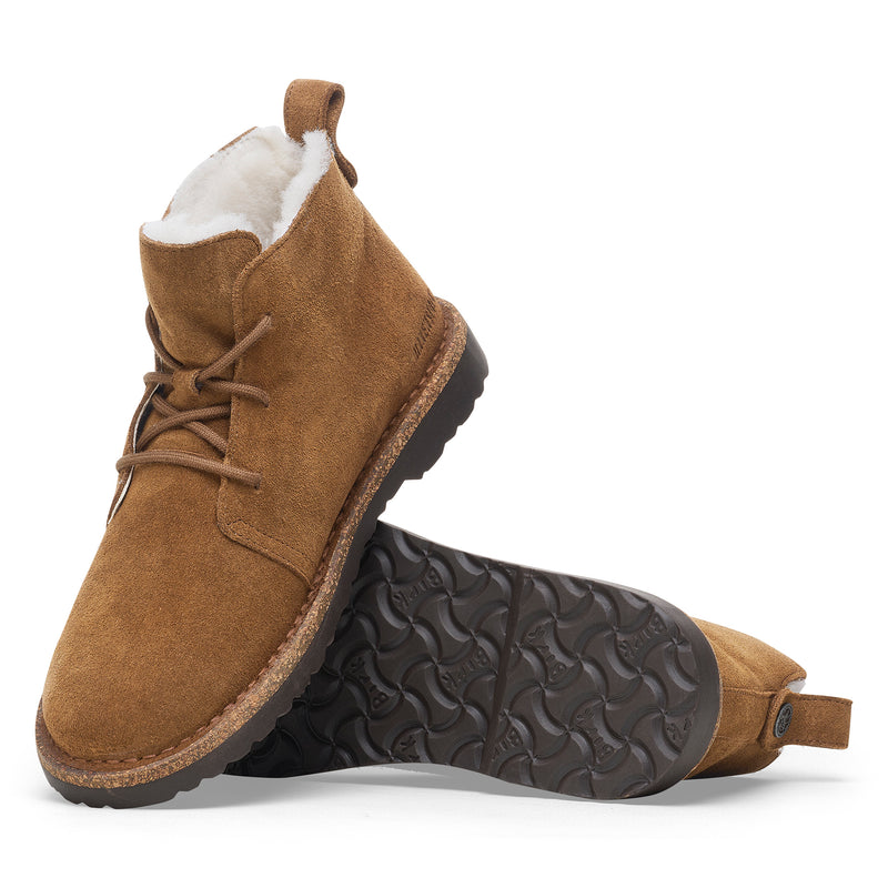 Uppsala Mid Shearling Dark Tea Suede