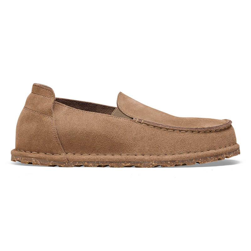 Utti Men's Gray Taupe Suede Leather