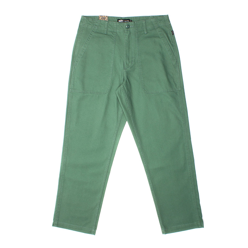 Vans x Quasi Loose Tapered Pant Style # VN0008MNYQW1 Color : Duck Green