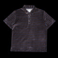 Polar Velour Polo Shirt - Grey / Blue