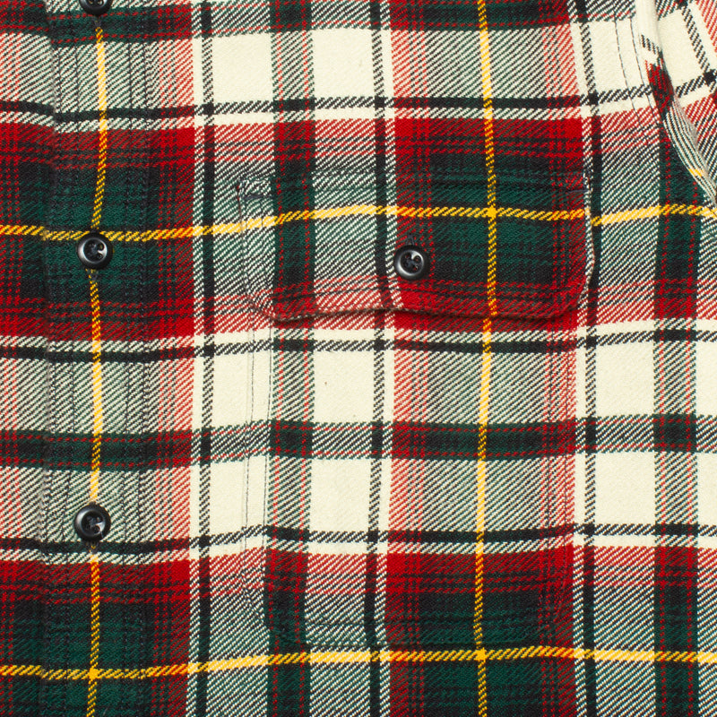 Filson Vintage Flannel Work Shirt - Sand / Ironwood Plaid