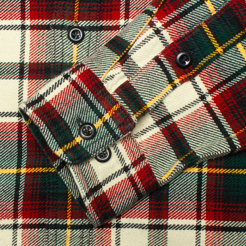 Filson Vintage Flannel Work Shirt - Sand / Ironwood Plaid