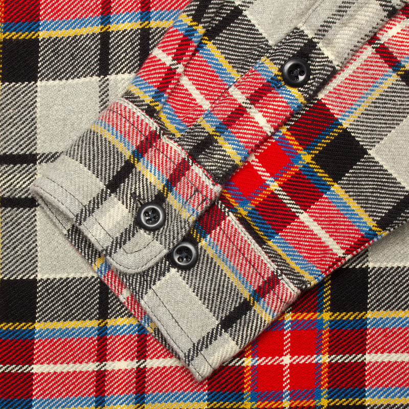 Filson Vintage Flannel Work Shirt : Firepit / Grey Heather
