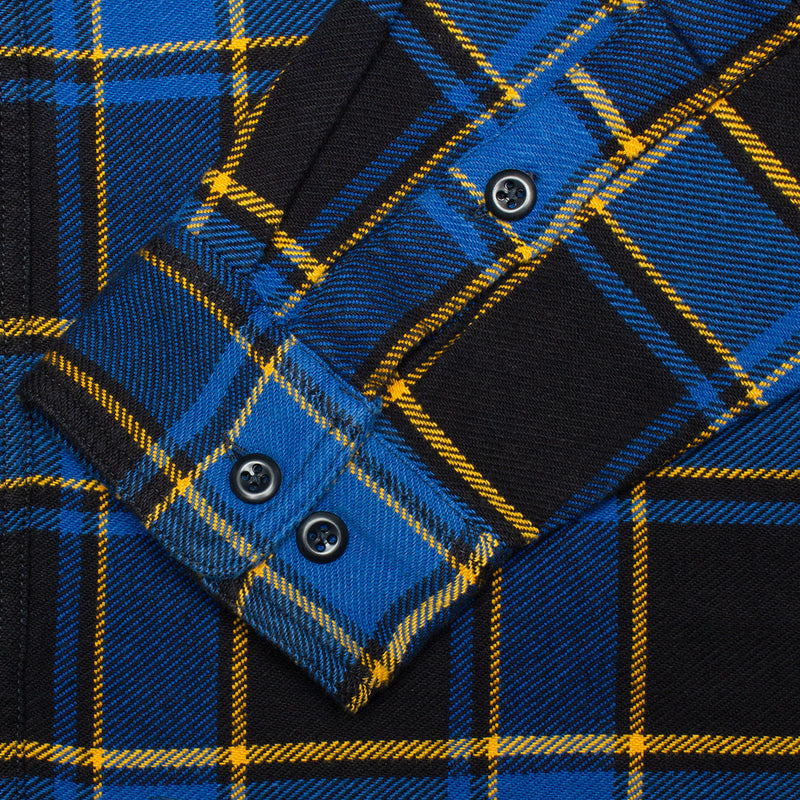 Filson Vintage Flannel Work Shirt : Cobalt / Black Plaid