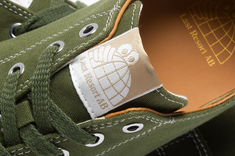 Last Resort AB VM003 Canvas Lo : Leaf Green / Black