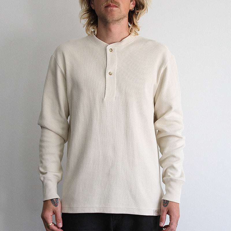 Filson Waffle Knit Henley Sand