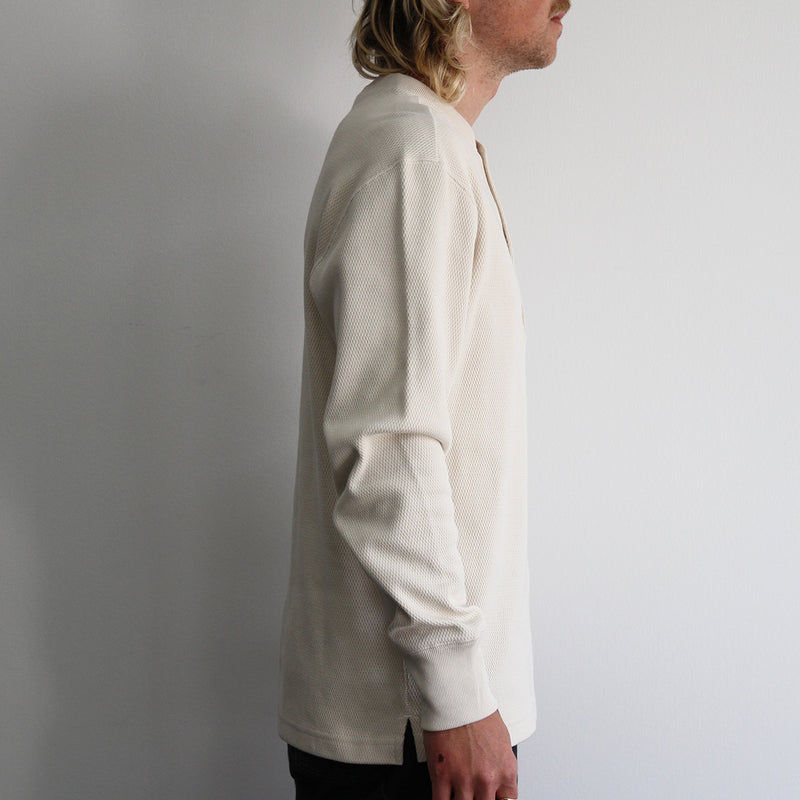 Filson Waffle Knit Henley Sand