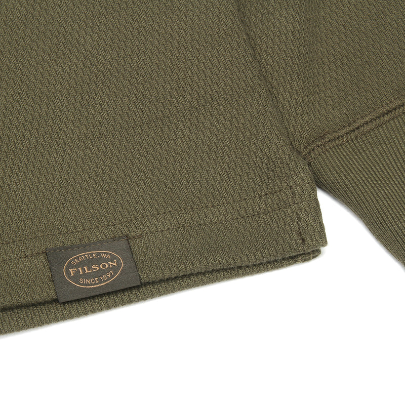 Filson Waffle Knit Thermal Crewneck Mossy Rock