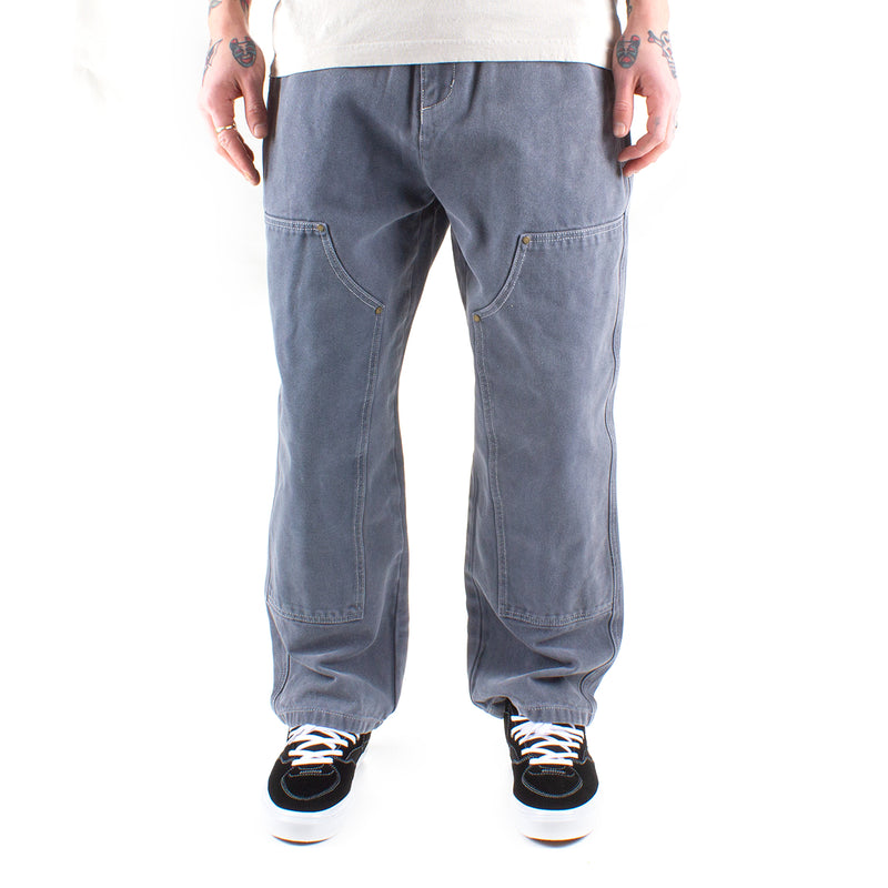 Butter Goods Washed Canvas Double Knee Pants Slate  Edit alt text