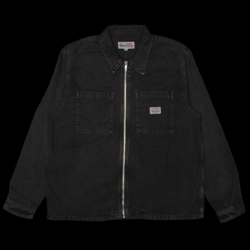 Stussy Washed Canvas Zip Shirt